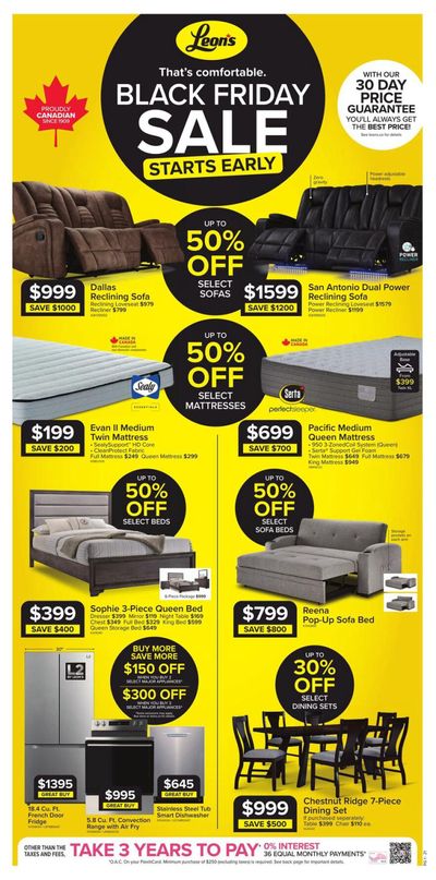 Leon’s Flyer October 30 to November 19