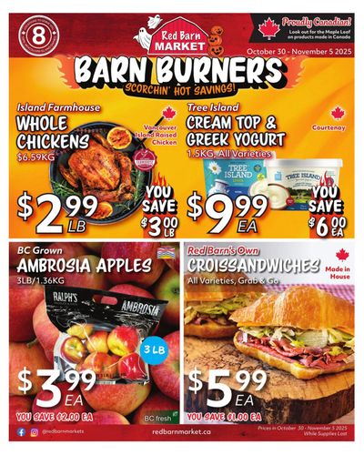 Red Barn Market Flyer October 30 to November 5