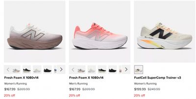 New Balance Canada: Save 20% on Sale Styles