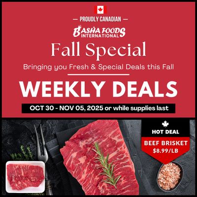 Basha Foods International Flyer October 30 to November 5