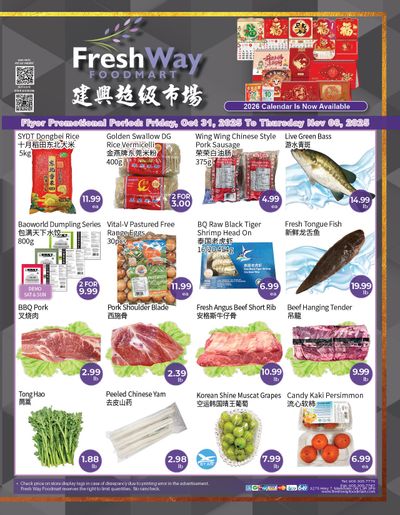 FreshWay Foodmart Flyer October 31 to November 6