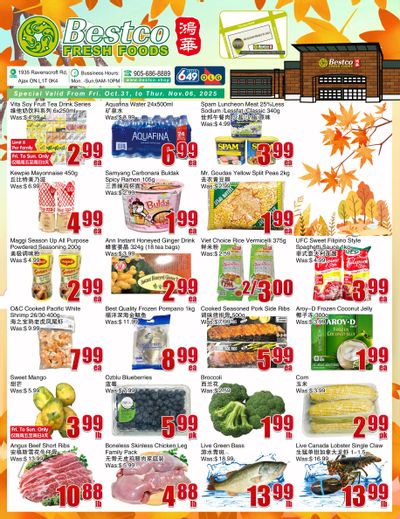 BestCo Food Mart (Ajax) Flyer October 31 to November 6