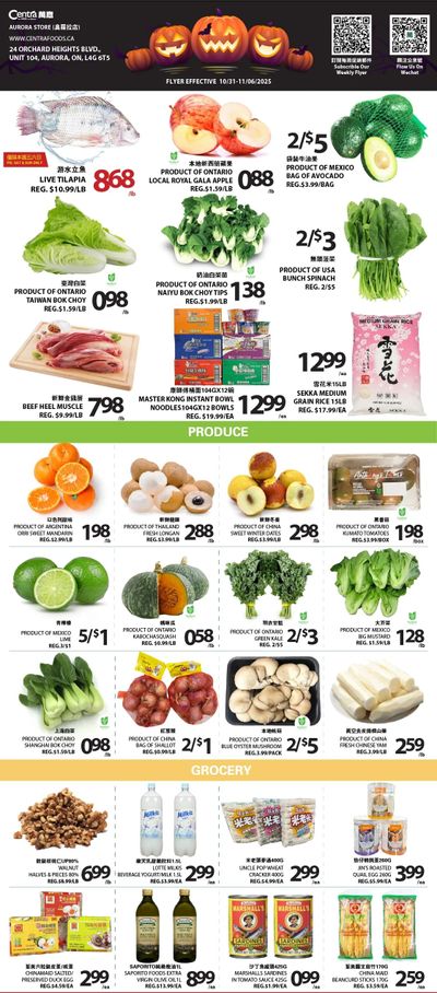 Centra Foods (Aurora) Flyer October 31 to November 6