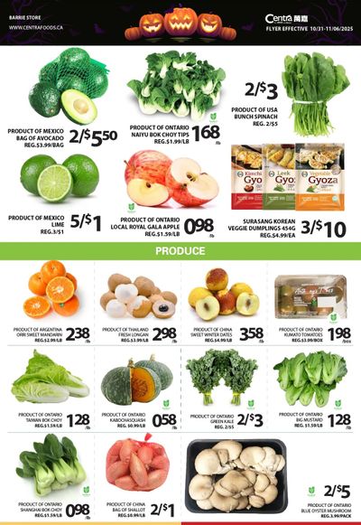 Centra Foods (Barrie) Flyer October 31 to November 6