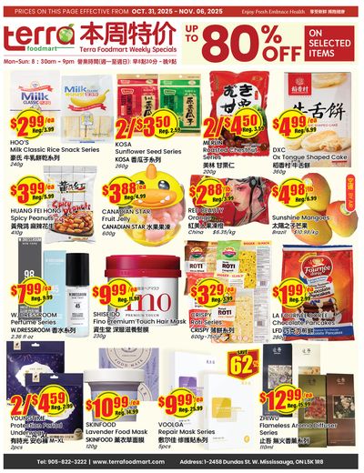 Terra Foodmart Flyer October 31 to November 6