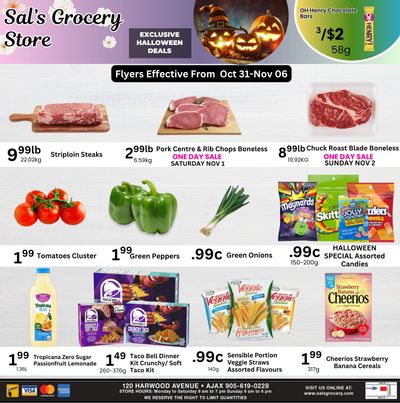Sal's Grocery Flyer October 31 to November 6