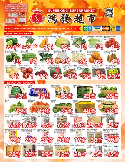 Superking Supermarket (North York) Flyer October 31 to November 6