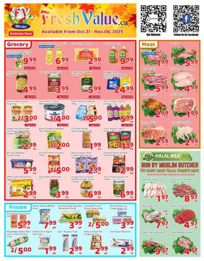 Fresh Value (Etobicoke) Flyer October 31 to November 6