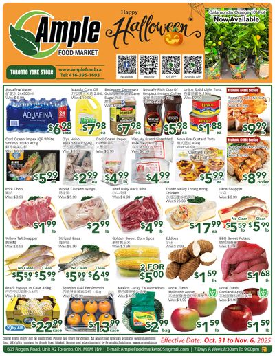 Ample Food Market (North York) Flyer October 31 to November 6