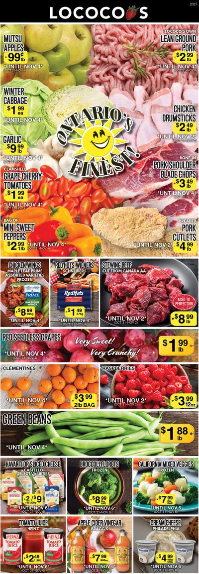Lococo's Flyer October 31 to November 4