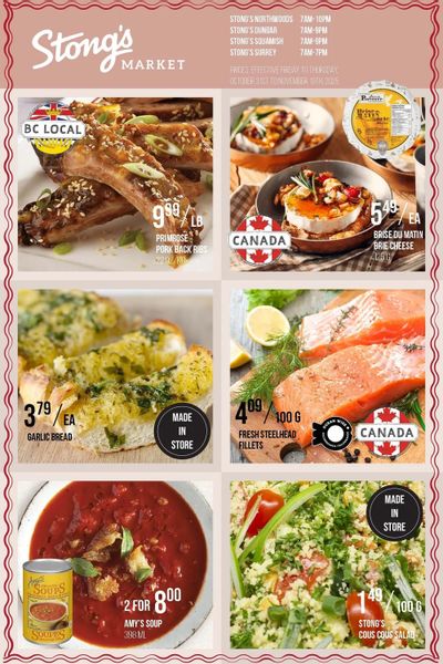 Stong's Market Flyer October 31 to November 6