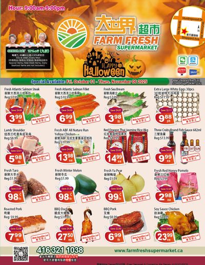 Farm Fresh Supermarket Flyer October 31 to November 6