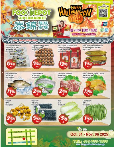 Food Depot Supermarket Flyer October 31 to November 6