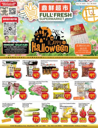 Full Fresh Supermarket Flyer October 31 to November 6