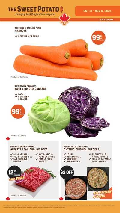 The Sweet Potato Flyer October 31 to November 6