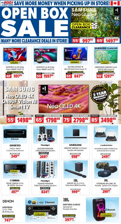 2001 Audio Video Flyer October 31 to November 6