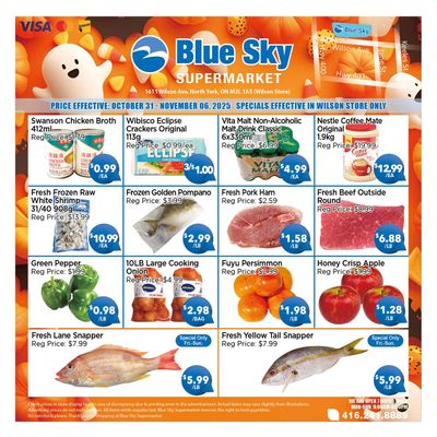 Blue Sky Supermarket (North York) Flyer October 31 to November 6