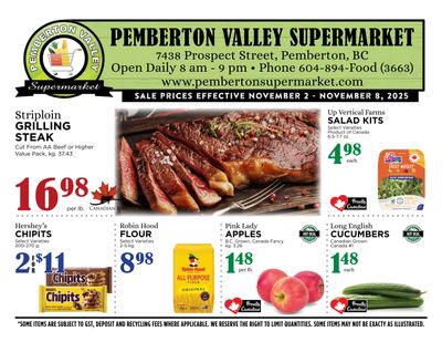 Pemberton Valley Supermarket Flyer November 2 to 8
