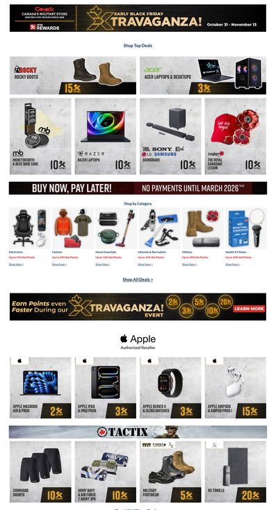 Canex Flyer October 31 to November 13