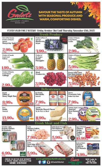 Galati Market Fresh Flyer October 31 to November 13