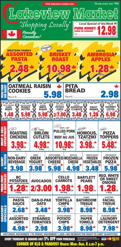 Lakeview Market Flyer November 1 to 7