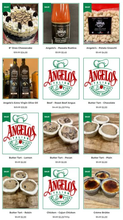 Angelo's Italian Bakery Monthly Specials November 1 to 30
