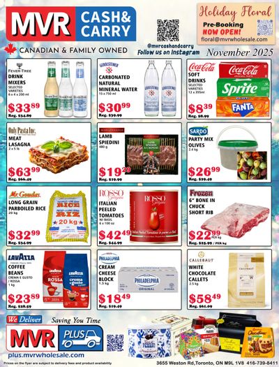 MVR Cash and Carry Flyer November 1 to 30