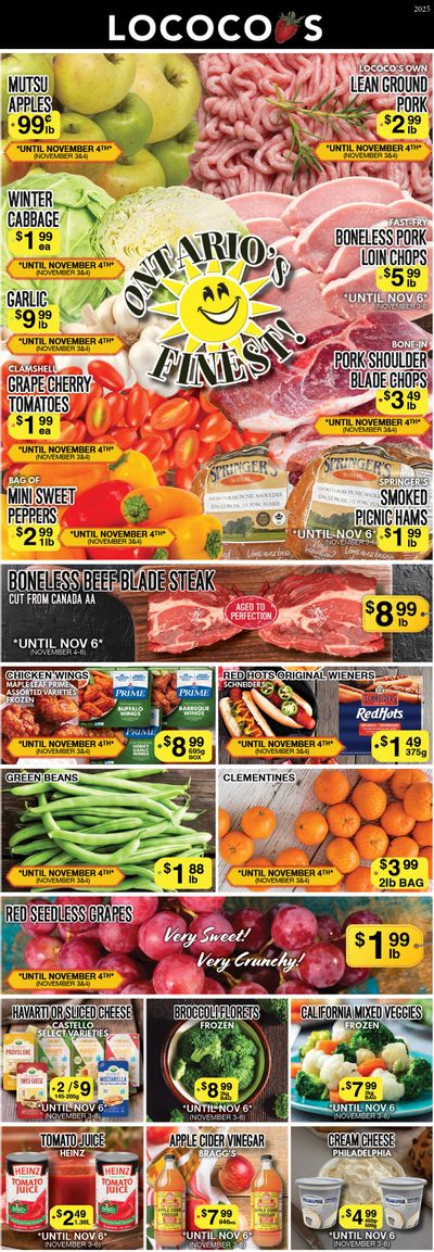 Lococo's Flyer November 3 to 6