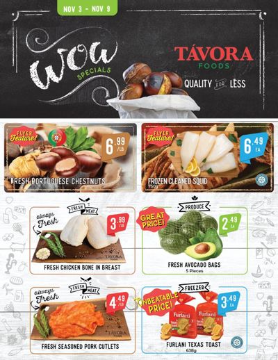 Tavora Foods Flyer November 3 to 9