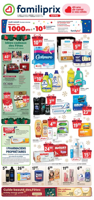 Familiprix Extra Flyer November 6 to 12