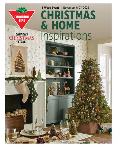 Canadian Tire Christmas & Home Inspirations Flyer November 6 to 27