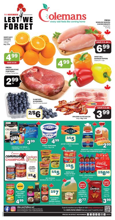 Coleman's Flyer November 6 to 12