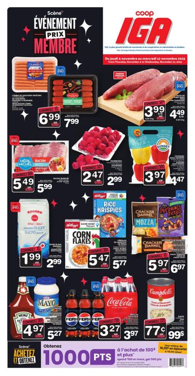 Coop IGA (QC) Flyer November 6 to 12