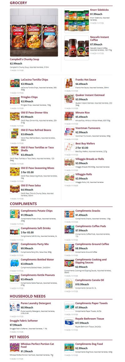 Kudrinko's Flyer November 4 to 17
