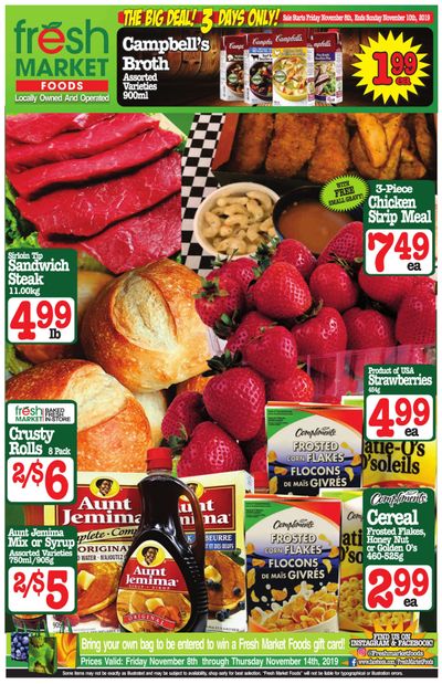 Fresh Market Foods Flyer November 8 to 14