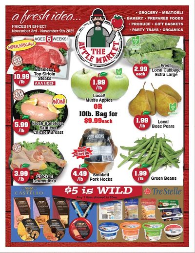 The Apple Market Flyer November 3 to 9