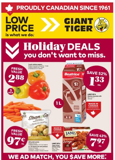 Giant Tiger Canada Flyer Deals November 5th – 11th