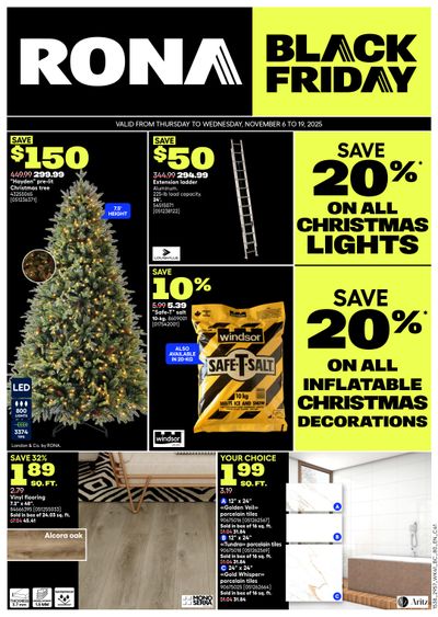 Rona & Rona+ (West) Flyer November 6 to 19