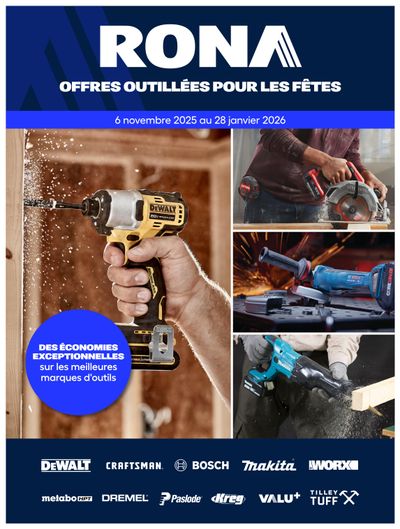 Rona & Rona+ (QC) Tools Flyer November 6 to January 28