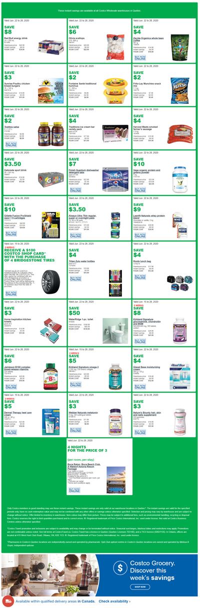 Costco (QC) Weekly Savings June 22 to 28