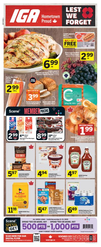 IGA (West) Flyer November 6 to 12