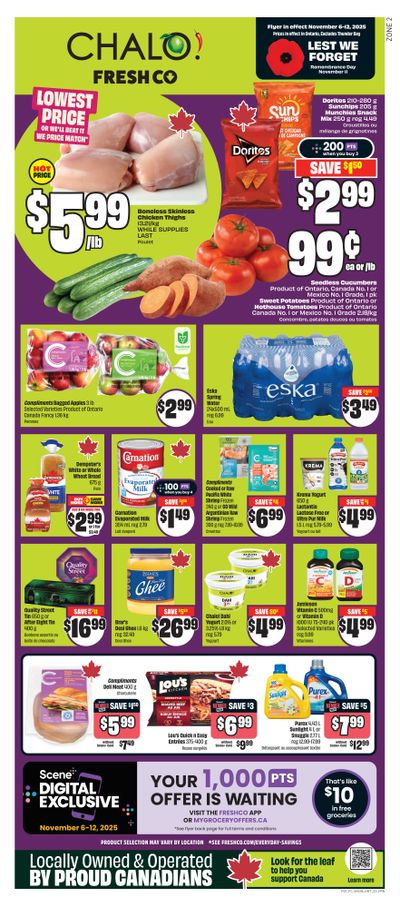 Chalo! FreshCo (ON) Flyer November 6 to 12