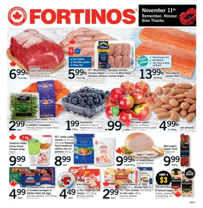 Fortinos Flyer November 6 to 12