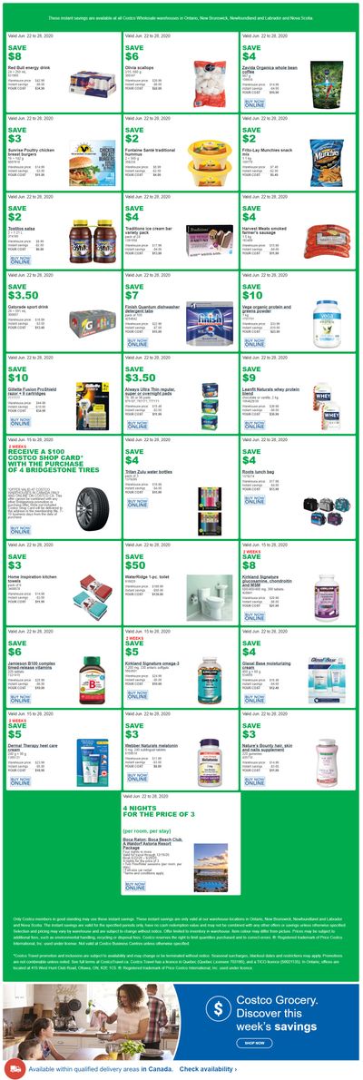 Costco (ON & Atlantic Canada) Weekly Savings June 22 to 28