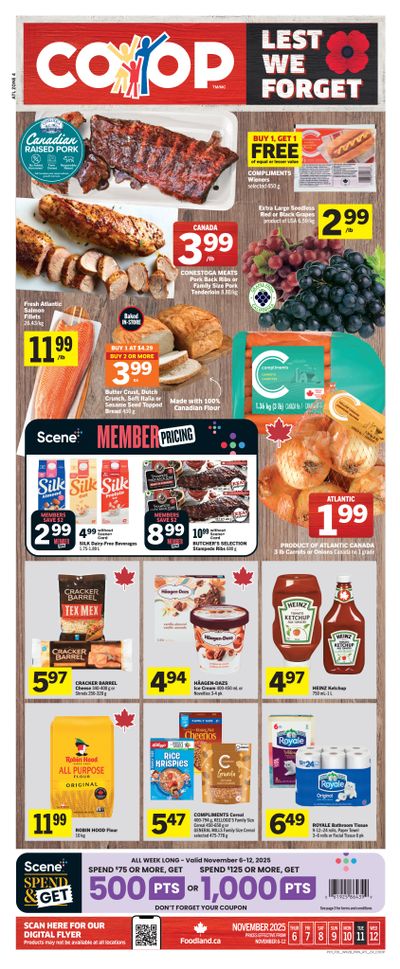 Foodland Co-op Flyer November 6 to 12