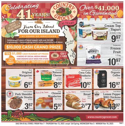 Country Grocer Flyer November 7 to 13