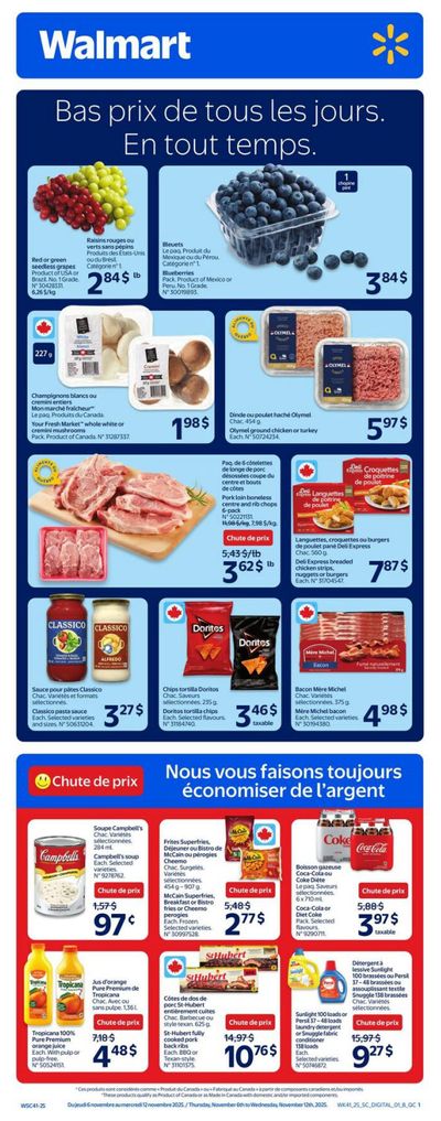 Walmart (QC) Flyer November 6 to 12