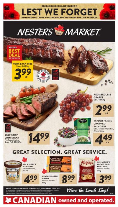 Nesters Market Flyer November 6 to 12