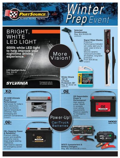 PartSource Flyer November 6 to 19