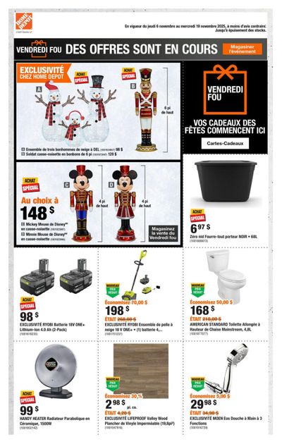 Home Depot (QC) Flyer November 6 to 19